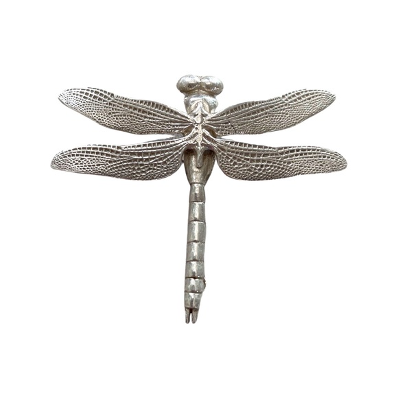 Jewelry - Vintage Sterling Silver Dragon Fly Brooch